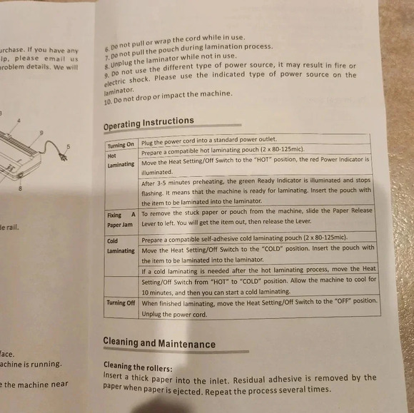 NWT Blusmart A3/A4 Dual Mode Hot & Cold Laminator - Picture 7 of 11